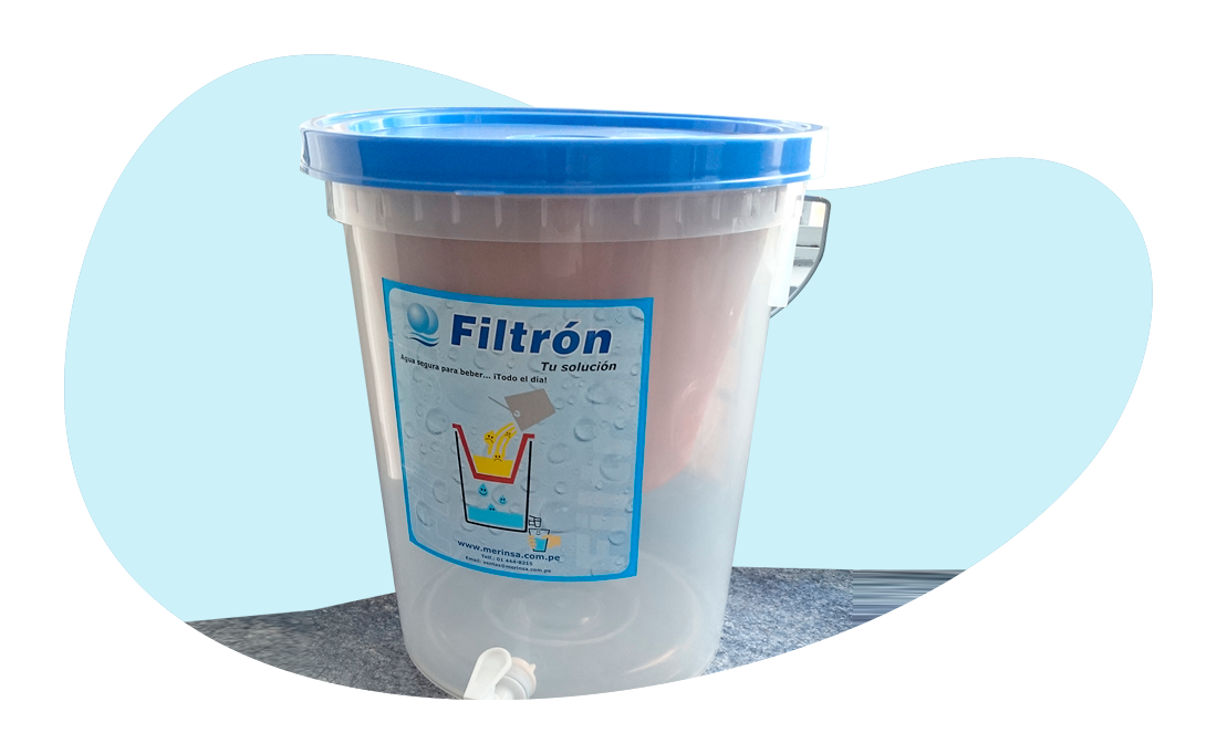 Filtro de agua para zonas rurales