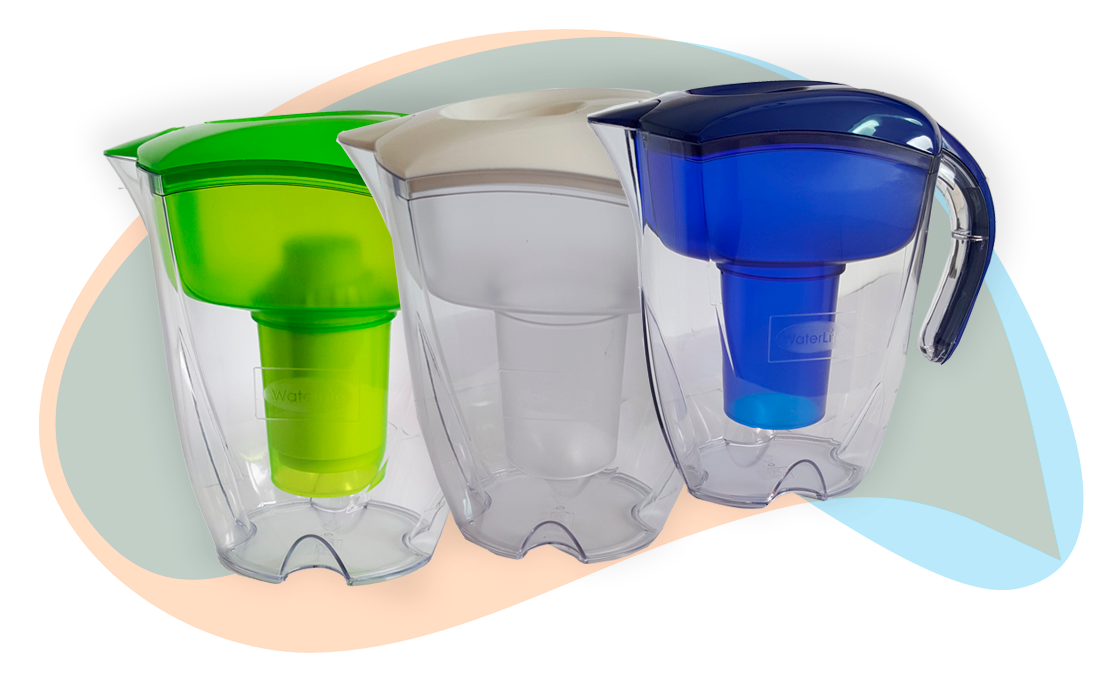 Jarras que purifican y alcalinizan el agua